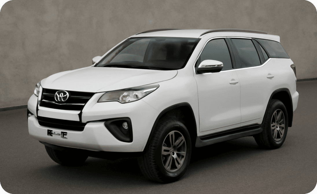 Mobile Fortuner SUV comparison image for the stick-on lifespan page.